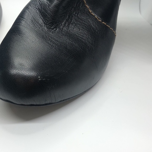 Fossil Black Leather Booties -Size 10 - Picture 7 of 9